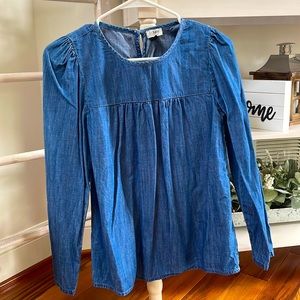 Like New - J.Crew Denim Top